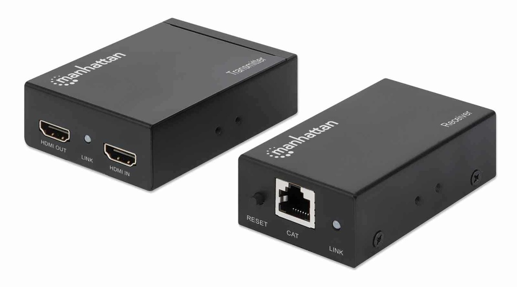 207584                                                                                                                                                                                                                                                                                                                                                                                                                                           Kit Extensor De Hdmi Sobre Ethernet. Extensor De Señal Hdmi (1080p Hasta 50 M) - Un Solo Cable Cat6, Soporta Ir.