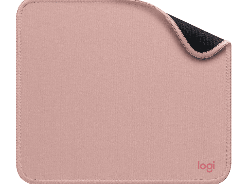 Mouse Pad Logitech Resistente A Salpicaduras 20x23cm Rose (956-000037)