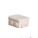 Caja                                                                                                                                                                                                                                                                                                                                                                                                                                           Plástica 100x100x50 Sello De Goma Ip55 Enson Ens-pcb1010 - Beige