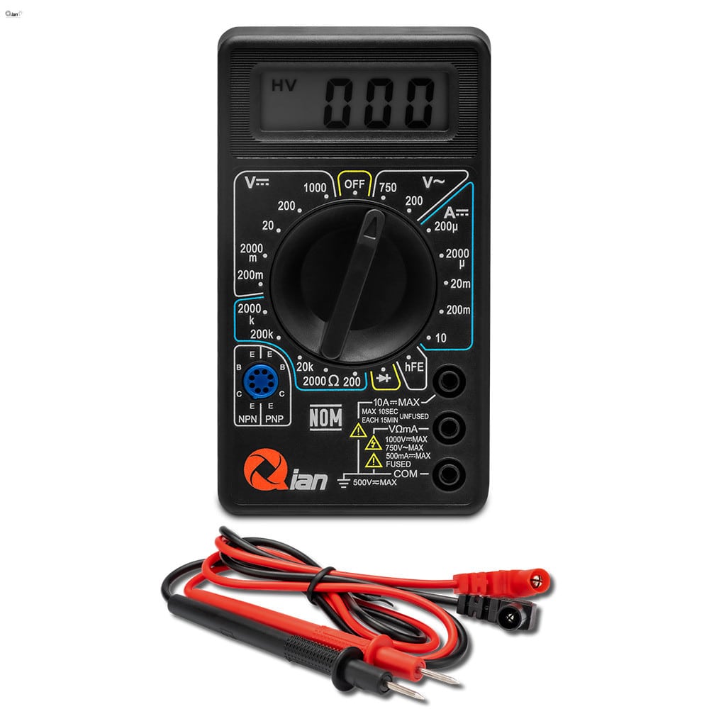 Multímetro                                                                                                                                                                                                                                                                                                                                                                                                                                 Digital Qian Qad-90011 -