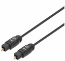 356091                                                                                                                                                                                                                                                                   Cable De Audio Digital óptico Toslink - M-m, Longitud 5m, Contactos Dorados, Color Negro.