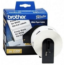 Etiqueta                                                                                                                                                                                                                                                                   Blanca De Papel Brother Dk1209 - 800 Etiquetas De 28.9 Mm De Ancho X 62 Mm De Largo. Impresión En Negro. Ql800 / Ql810w / Ql1110nwb.
