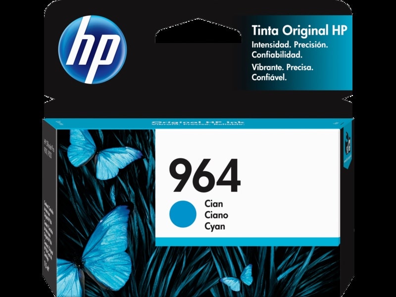 Cartucho                                                                                                                                                                                                Original De Tinta Hp 964 Cian (3ja50al)