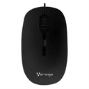 Mouse                                                                                                                                                                Alámbrico Vorago Mo-100 - Negro, Alámbrico, Óptico, 1200 Dpi