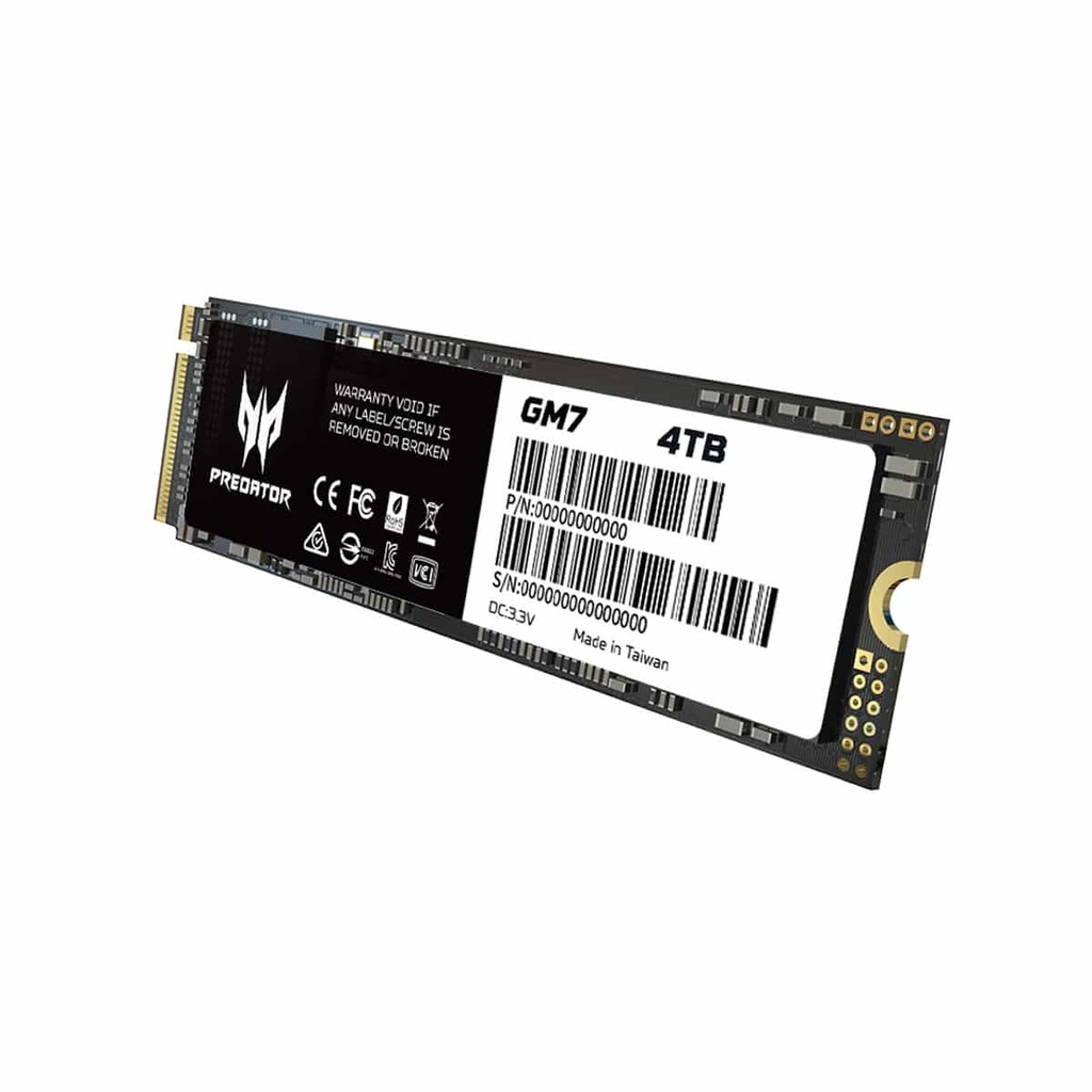 Unidad Ssd Predator Gm7 4tb M.2 Nvme Gen4x4 7200mb/s (bl.9bwwr.120)