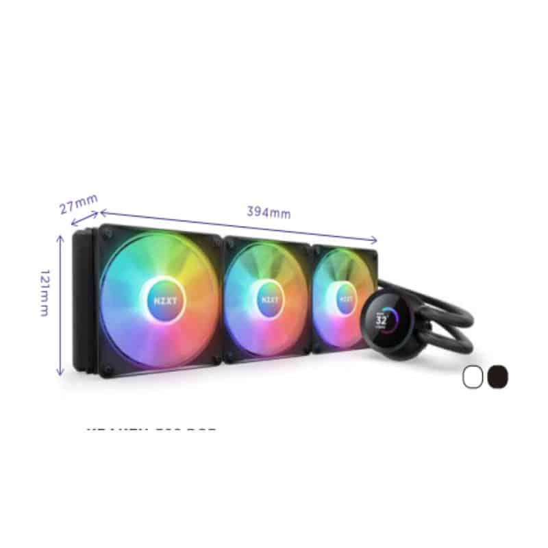 Enfriamiento                                                                                                                                                                                                                                                                                                                                                                                                                                                                                                                                                                                                                                                     Liq Nzxt Kraken 360 Displ/contr/rgb Fans Bk Rl-kr360-b1