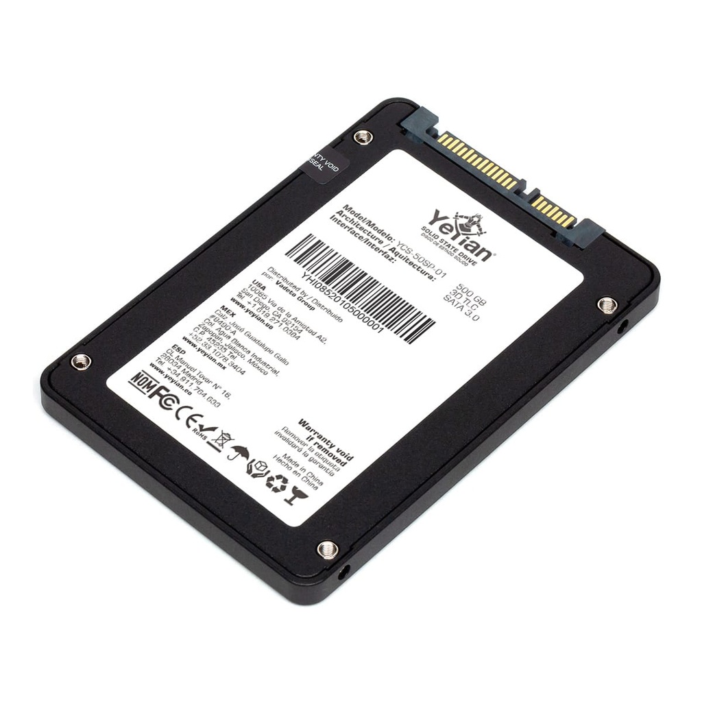 Unidad                                                                                                                                                                                                                                                                                                                                                                                                                                                                                                              Ssd Yeyian Valk Serie 3200 500gb Sata 3 Ycs-50sp-01 2.5"