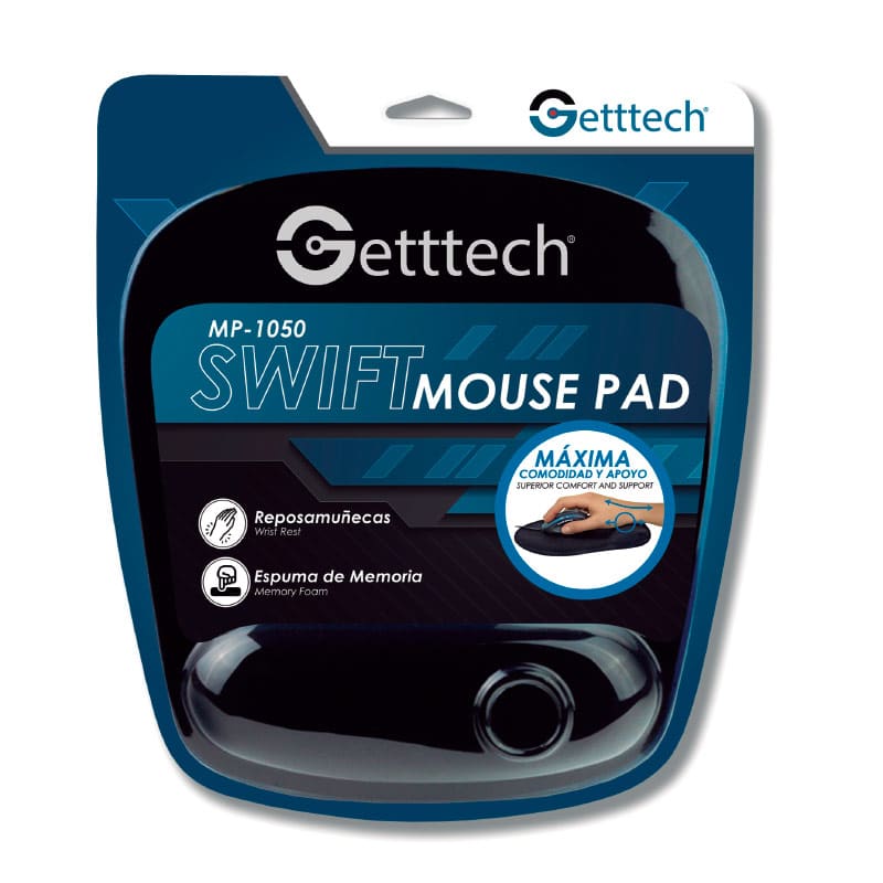 Mousepad                                                                                                                                                                                                                                                                                                                                                                                                                                                                                                                            Getttech Gts-28001n Swift Reposa MuÑ Memory Foam, Ergonom Neg