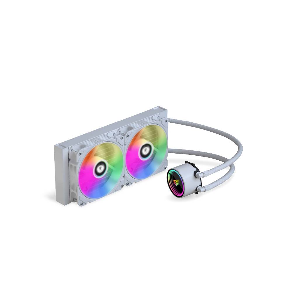Enfriamiento  Liquido 240pro Hx20 2 Vent 120 Mm Argb, Intel/amd Blanco Br-937375