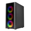 Gabinete                                                                                                                                                                              Gamer Mini Torre Atx Dragonfly 2 Crystal Gm745s Azender Series -