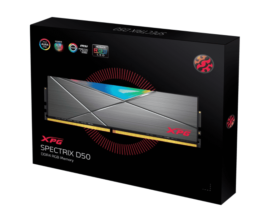 Memoria                                                         DDR4 XPG Spectrix D50 Tungsten Grey 3200mhz 8gb Pue Meli