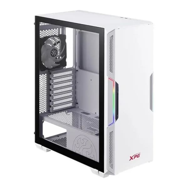 Gabinete                         Gamer  Xpg Starker Mid Tow Blanco (starker-whcww)