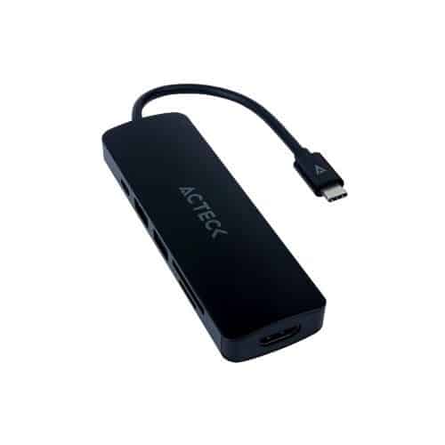 Hub                                                                                                                                                                                                                                                                                                                                                                                                                                                                              Multipuestos 6 En 1 Gate 6 Dh660 Acteck Elite Series -