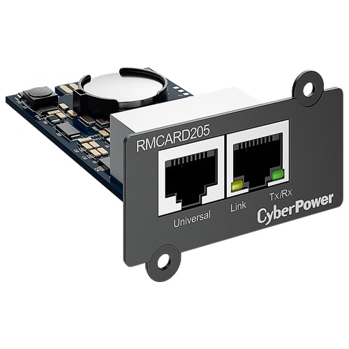 Tarjeta                                                                                                                                                                                                                                                                                                                                                                                                                                                            De Monitoreo Cyberpower - Negro, Rj45