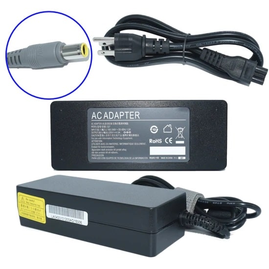 Cargador                                                                                                                                                                                                                                                                                                                                           / Adaptador Para Laptop Generico Ac-lenovo-gris De 90w 20v-4.5a (7.7*5.5) -