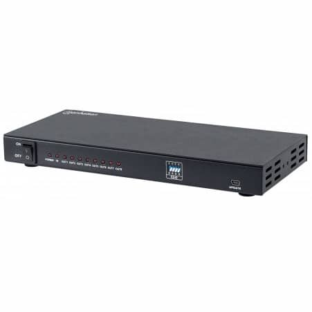 Video                                                                                                                                                                                                                                                                                                                                                                                                                                                                          Splitter Hdmi 4k Manhattan De 8 Puertos - Negro, Hdmi, Hdmi, Hdmi, Hembra/hembra