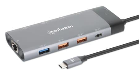 130714                                                                                                                                                                                                                                                                                                                                                                                                                  Docking Usb-c 3.2 Con 10 Puertos Docking Station Usb-c Para Monitor Dual 8k Y Carga Pd -