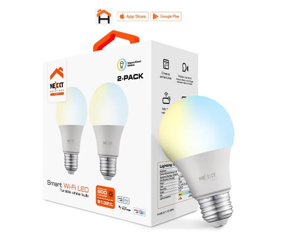 Bombilla                                                                                                                                                                                                                                                                                                            Led Inteligente Wi-fi 110v / A19 / 2pk -