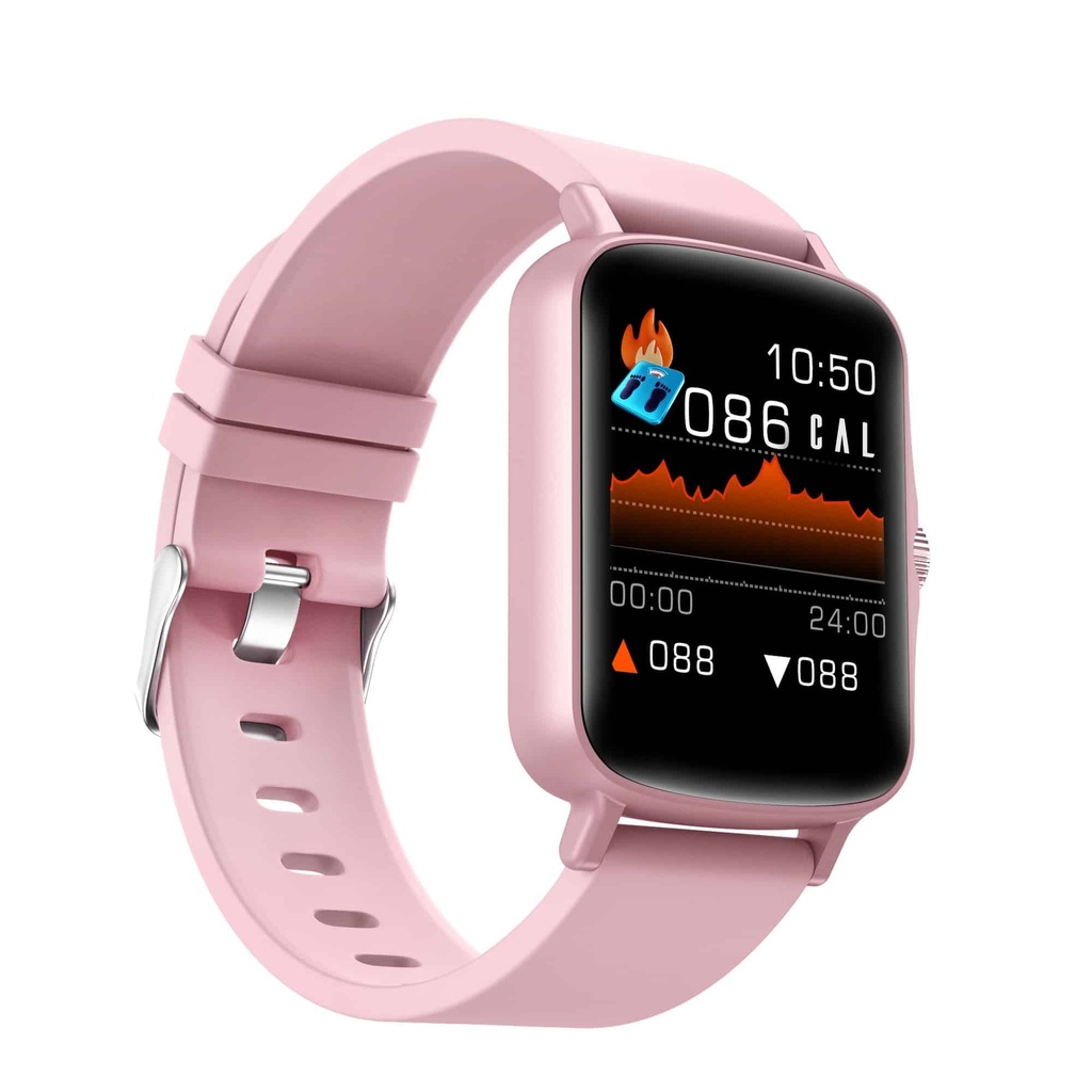 Smartwatch                                                                                                                                                                                                                                                                                                                                                                                                                    1.44 Touch Ip67 Bt Android/ios Notificaciones Localizador Calorias Podometro Oxigeno Presion Art. F Cardiaca Hasta 72h Rosa -