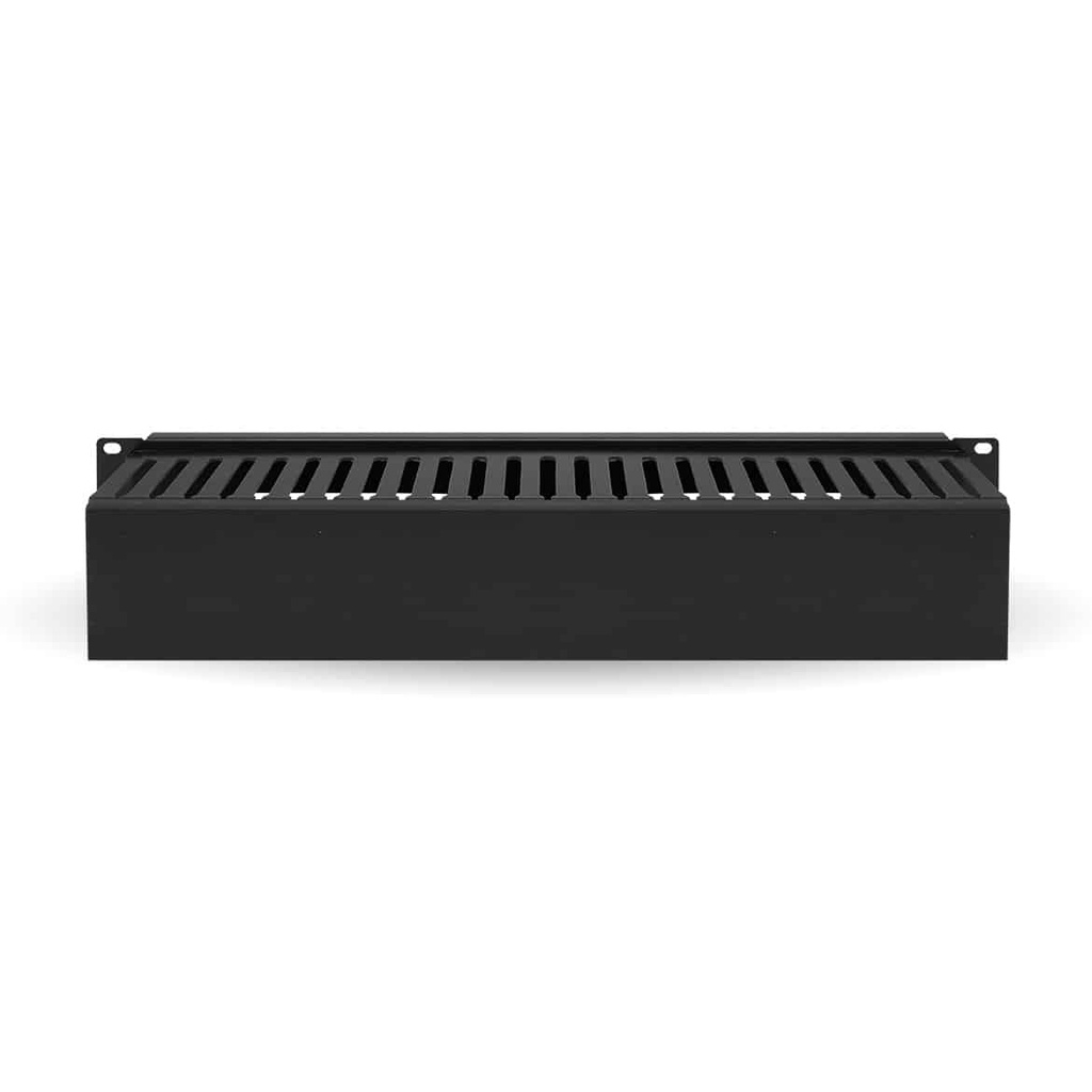 Organizador                                                                                                                                                                                                                                                                                                                                                                                               Metálico Horizontal De 2u Brobotix 830878 - Negro, Acero, 2u
