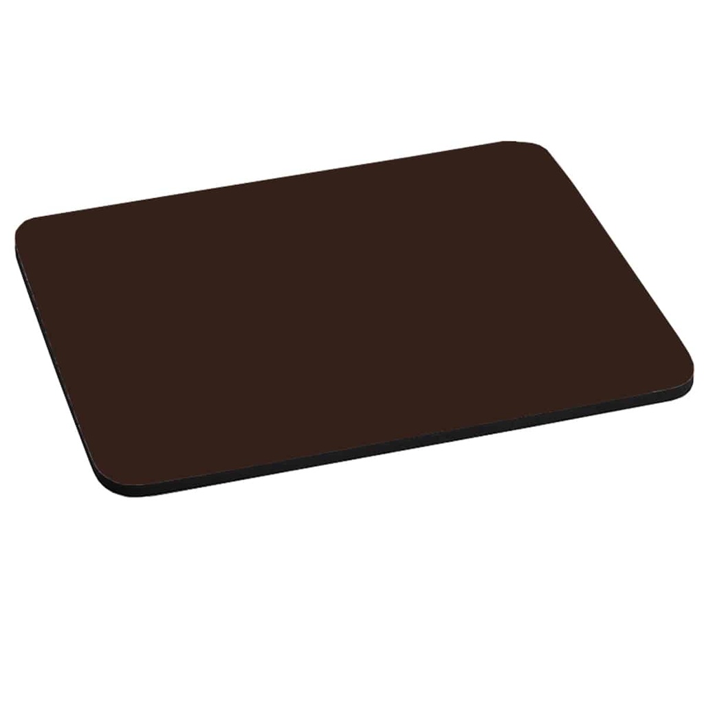Mousepad                                                                                                                                                                                                                                                                                                                                                                                                                                                              Brobotix Antiderrapante Color Chocolate - Chocolate, 22, 5 Cm