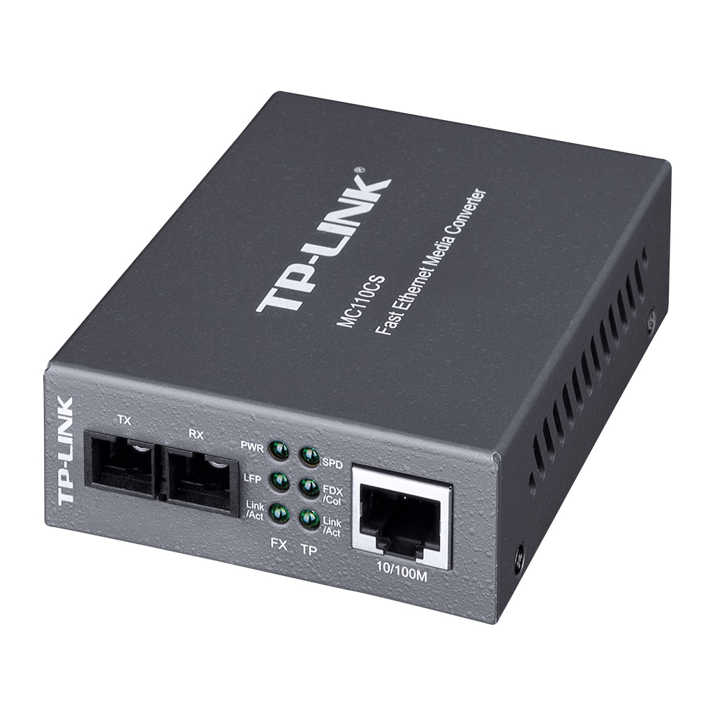 Convertidor                                                                                                                                                                                                                                                                                                                                                                                                                                                       Multimedia De Modo Individual De 10/100mbps Con Completo O Doble Duplex De Transferencia Tp-link  Mc110cs -