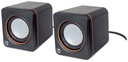 161435                                                                                                                                                                                                                                              Bocinas Serie 2600 - Conéctelos A La Computadora Y A Otros Dispositivos Equipados Con Usb. 3 Años De Garantía