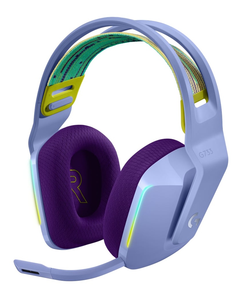 Diadema                                                                                                                                                                                                                                                                                                      Logitech G733 - Lila