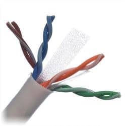 Bobina                                                                                                                                                                                                                                                                                                  De Cable Utp Cat6+ Belden 2412 009a1000 - 305 M, Blanco, Interior, 100  Cobre