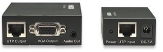 177344                                                                                                                                                                                                                                    Extensor Vga Cat5/ 5e/6 - Extiende Las Señales De Audio Y Vídeo Hasta 300 M