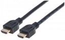 353922                                                                                                                                                                                                                                                                                                Cable Hdmi De Alta Velocidad Con Ethernet - Para Pared 1m, Hec, Arc, 3d, 4k, Blindado, Calificado Como Cl3 Negro.