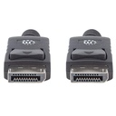 Cable                                                                                                                                                                                                                                                                                        Displayport 4k M Manhattan 306935 - Displayport, Displayport, Negro, Macho/macho