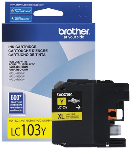 Cartucho                                                                                                                                                                                                                                                                                          De Tinta Brother Lc103y - Amarillo