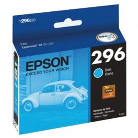 Cartucho                                                                                                                                                                                                                                                       Epson T296220-al - Cian, Epson, Inyección De Tinta, Caja