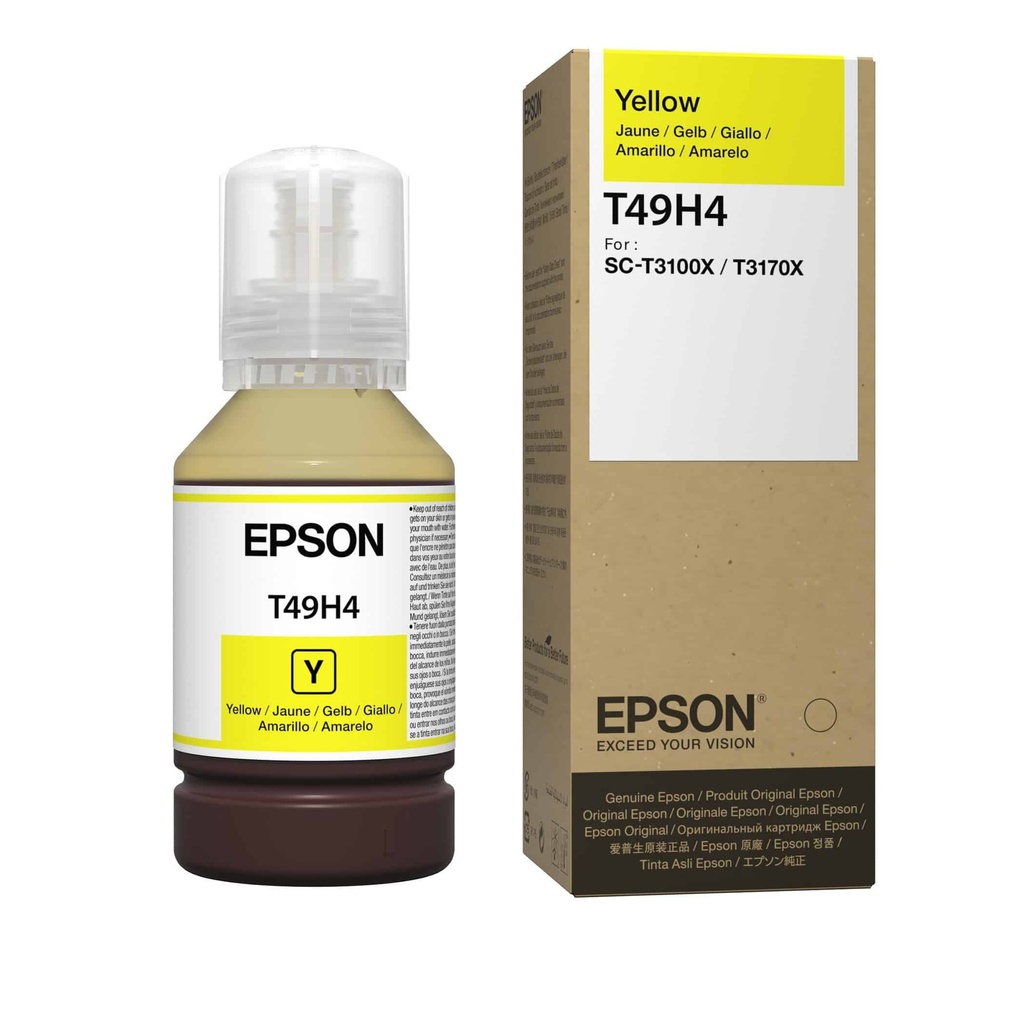 Botella                                                                                                                                                                                                                                                                                  De Tinta Epson T49h400 - Amarillo, Sure Color T3170, Botella