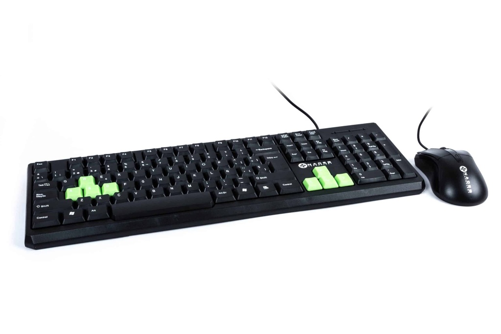 Kit                                                                                                                                                                                          De Teclado Y Mouse Naceb Technology - Estándar, Negro