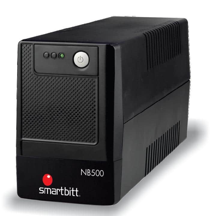 No-break                                                                                                Smartbitt Smartbitt 500 - 500 Va, 250 W, Negro, Hogar