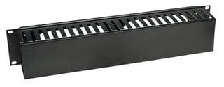 168458                                                                                                                                                                           Organizador Cables 19" - Con Tapa Plastico