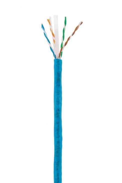 704670                                                                                                                                                                         Bobina Cat 6 Cca 305m Solida Azul -
