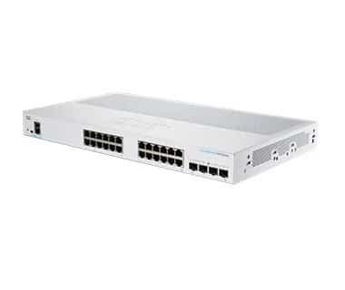 Switch                                                                                                                                                            Cisco Cbs250-24t-4g-na - Color Blanco, 24