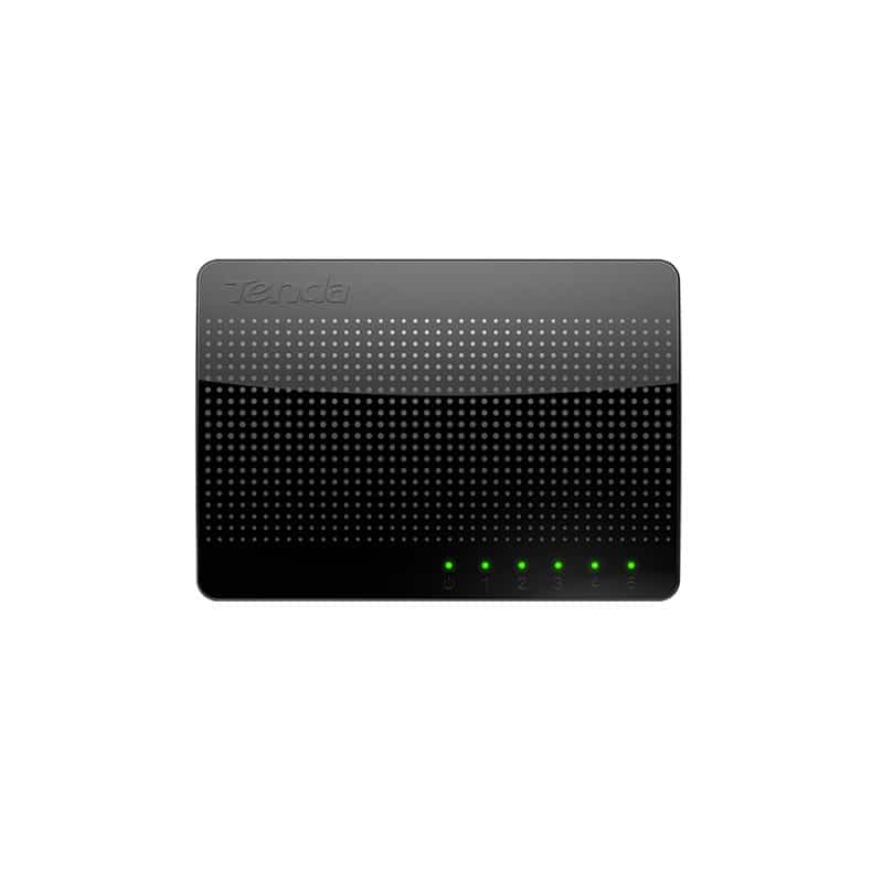 Switch                                                                                                                                                                            Gigabit Tenda Sg105 - Negro, 5 Puertos, Cat5, Cat5e, Rj-45