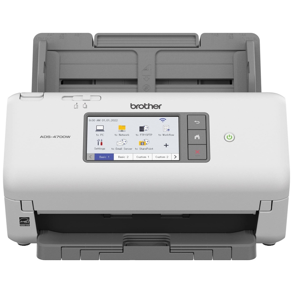 Escaner                                                                                   Brother Ads-4700w 600dpi 40ppm Usb 3.0 Duplex