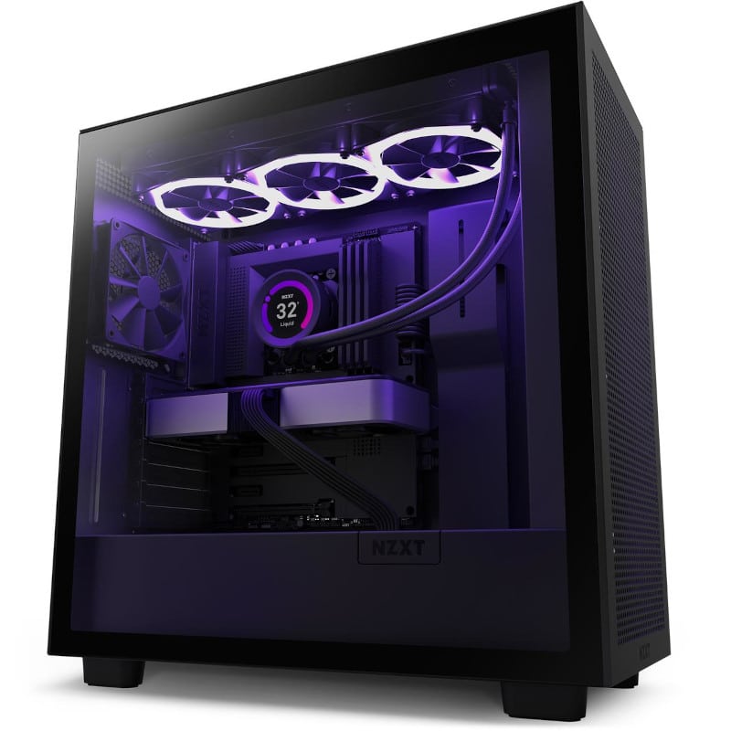Gabinete                                                                                                                                                                                                                                                                                                                                                                                                                                                                                                                                                   Nzxt H7 Flow Mt Mini-itx/eatx Tg 2ven S/ft Bk Cm-h71fb-01 (ed)