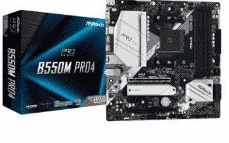 Tarjeta     Madre Asrock B550m Pro4 AM4 Ryzen Gen/3 Pcie/4.0