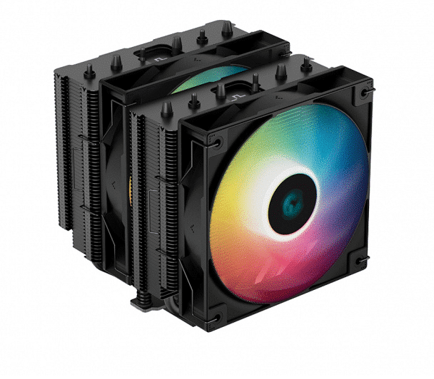 Disipador                Cpu Deepcool Ag620 Bk Argb, 120mm, 300 - 1850rpm, Negro