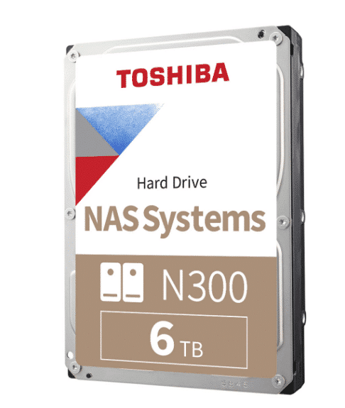 TOSHIBA HDD INTERNO N300 6TB NAS 7200RPM Y 256MB CACHE SATA 3.5" HDWG760XZSTA NAS