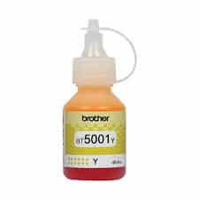 Botella De Tinta Brother Bt5001y Amarillo 5,000 Paginas