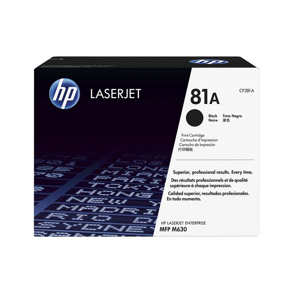 Toner                                                                                                                                                                                         Hp 81a Negro Laserjet/mfp M630 (cf281a)