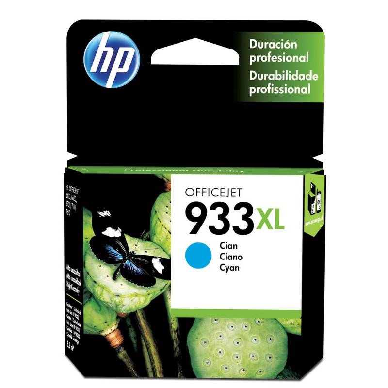 Cartucho                                                                                                                                                                                         Hp 933xl Cian Para 7110/7610 (cn054al)