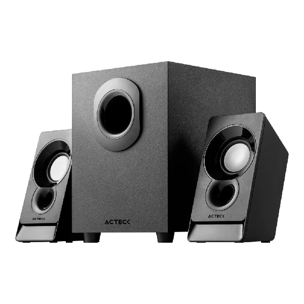 Bocinas 2.1 Acteck Subwoofer Elant As470 Alambri 110v Negro (ac-935241)